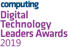 Digital Technology leaders awards finalist 2019 logo