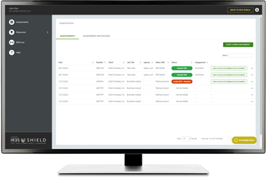 Shield for Contractors Dashboard